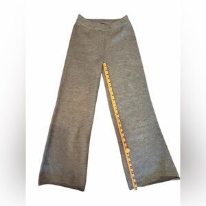 Cobble Lane Women’s Gray Wool Blend Wide-Leg Pants